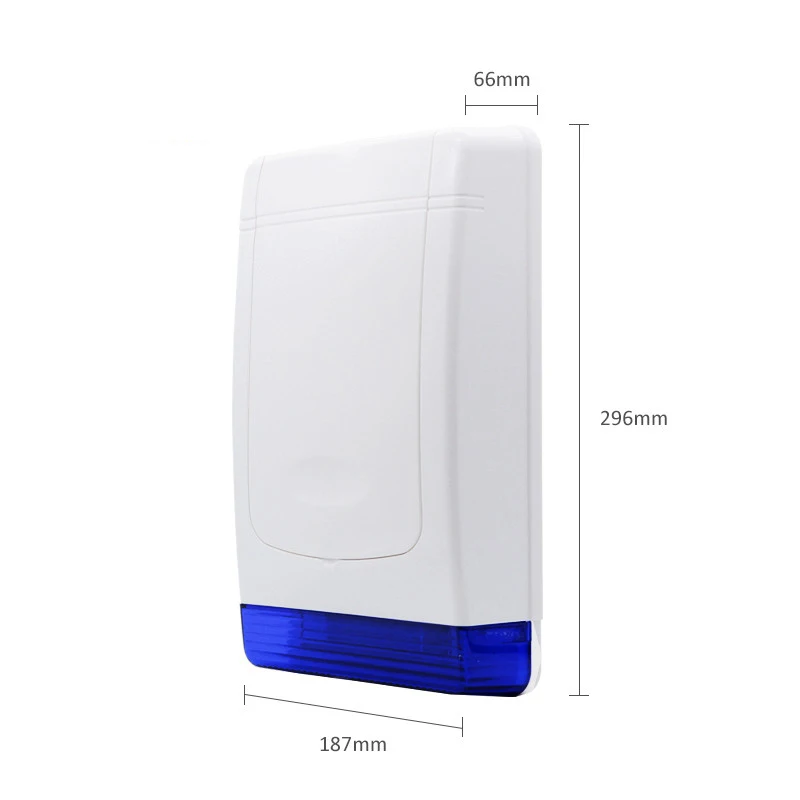 Wireless Outdoor Flash Siren sirena alarma sirene Two Way Communication sirene alarme for Focus residencial security protection