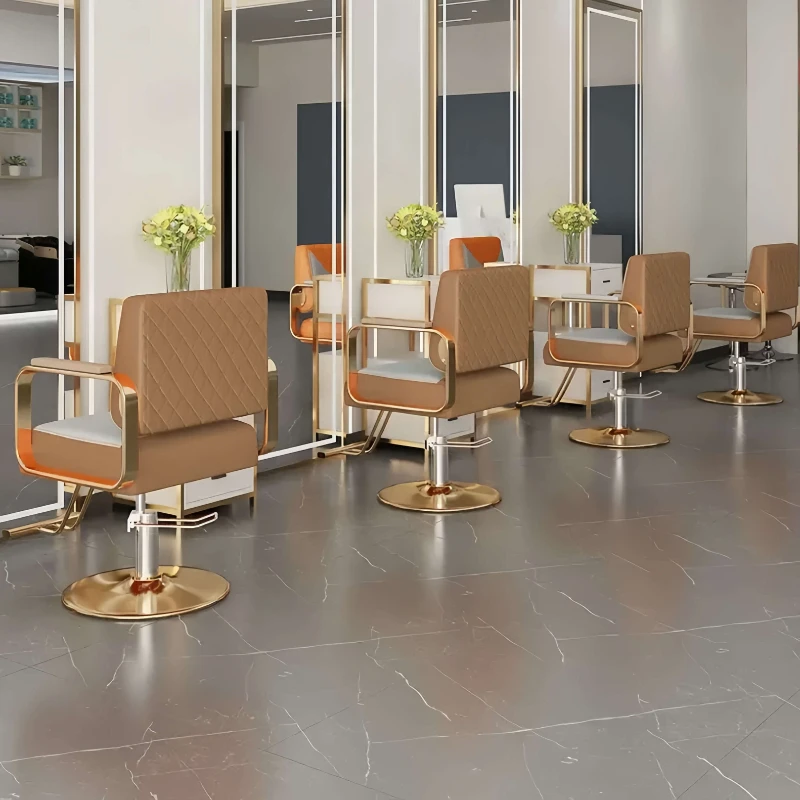 

Hairdresser Chair Put Down Hair Salon Special Trend Barber Professional Chaise De Coiffure Beauty Salon Electric Chair Furniture