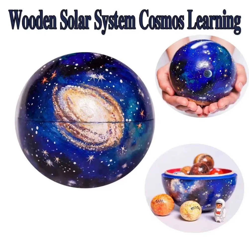 Sistema solar de plástico universo montessori aprendizagem jogo ambiente brinquedos educativos adequados para espaço aprendizagem brinquedo para crianças