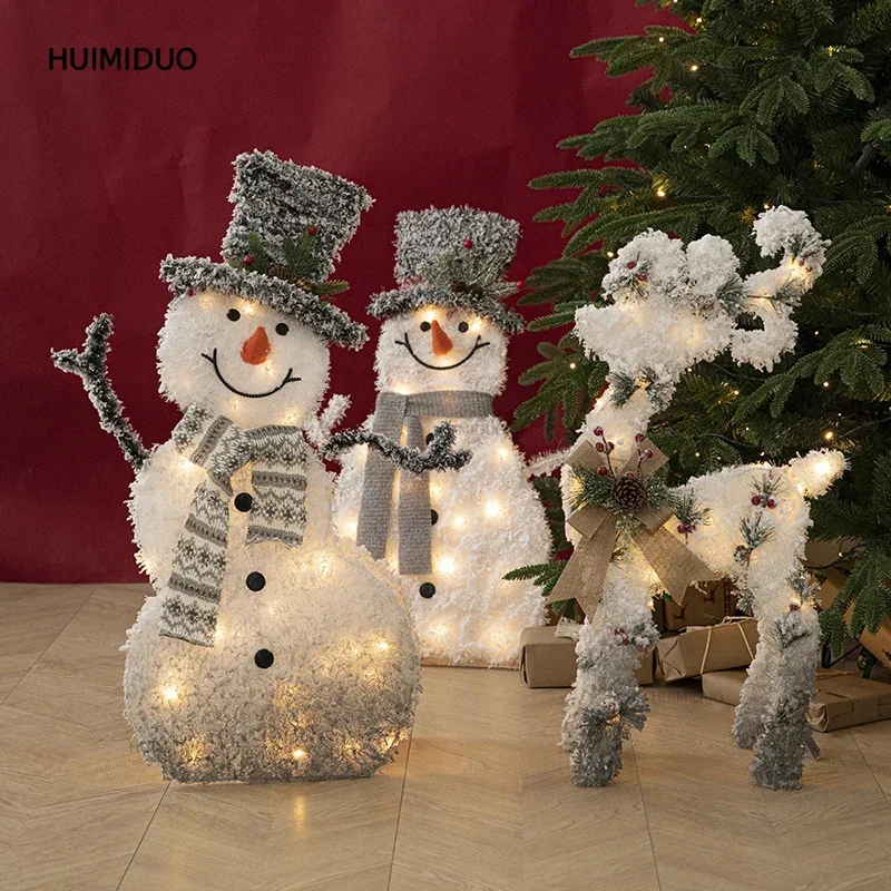 Christmas tree ornament shopping mall window hotel big scene
