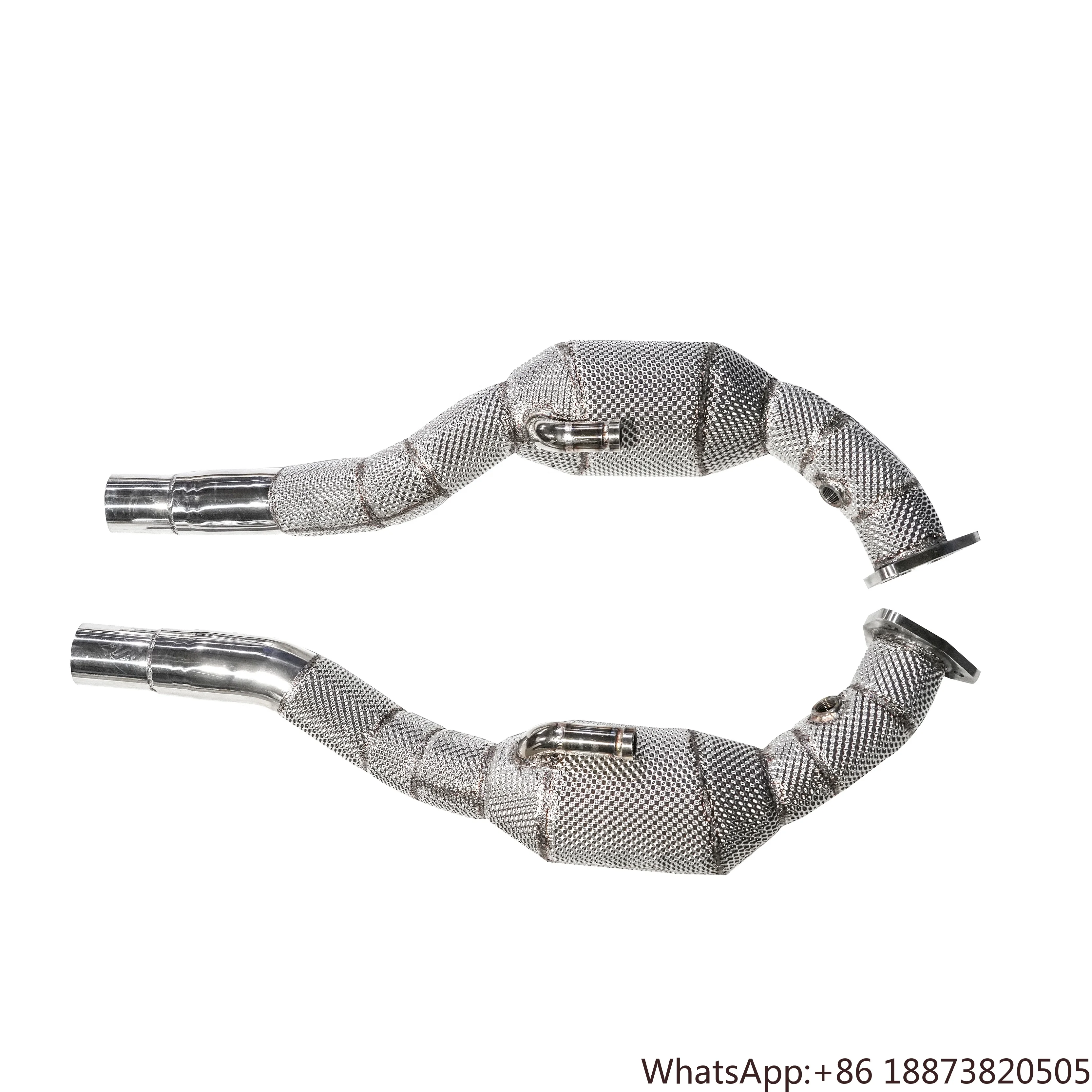 

Выхлопная труба с высоким расходом для Porsche 911 997.1 3.6 3.8 Carrera Downpipe SS304 Выхлопная труба