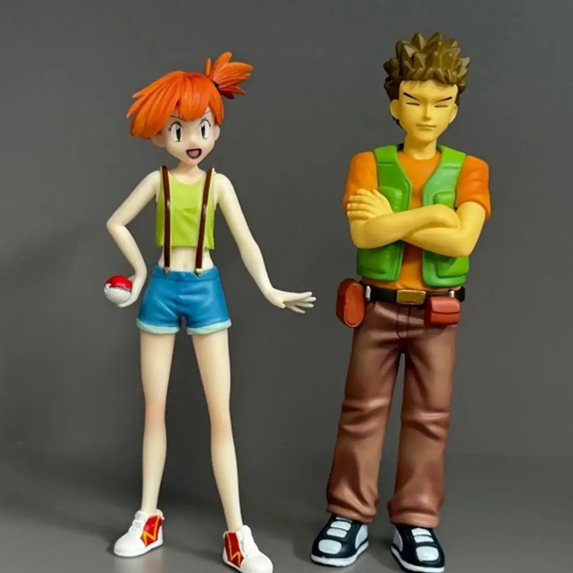 Nouveau en Stock Ash Ketchum Anime Figure Brock Figurine Misty Figurine Pvc Gk Statue modèle poupée Collection décoration chambre jouet