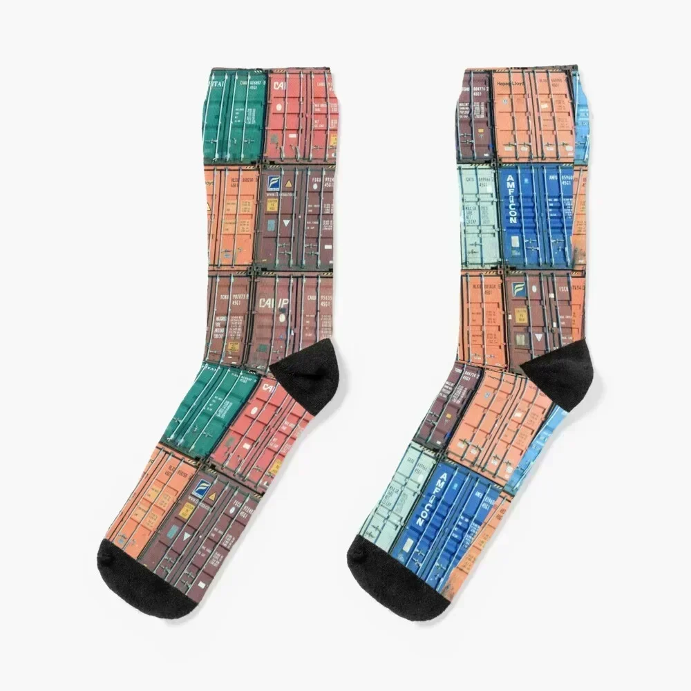 

For the Love of Shipping Containers Socks essential hockey anti slip football Lots Socks For Women Men's