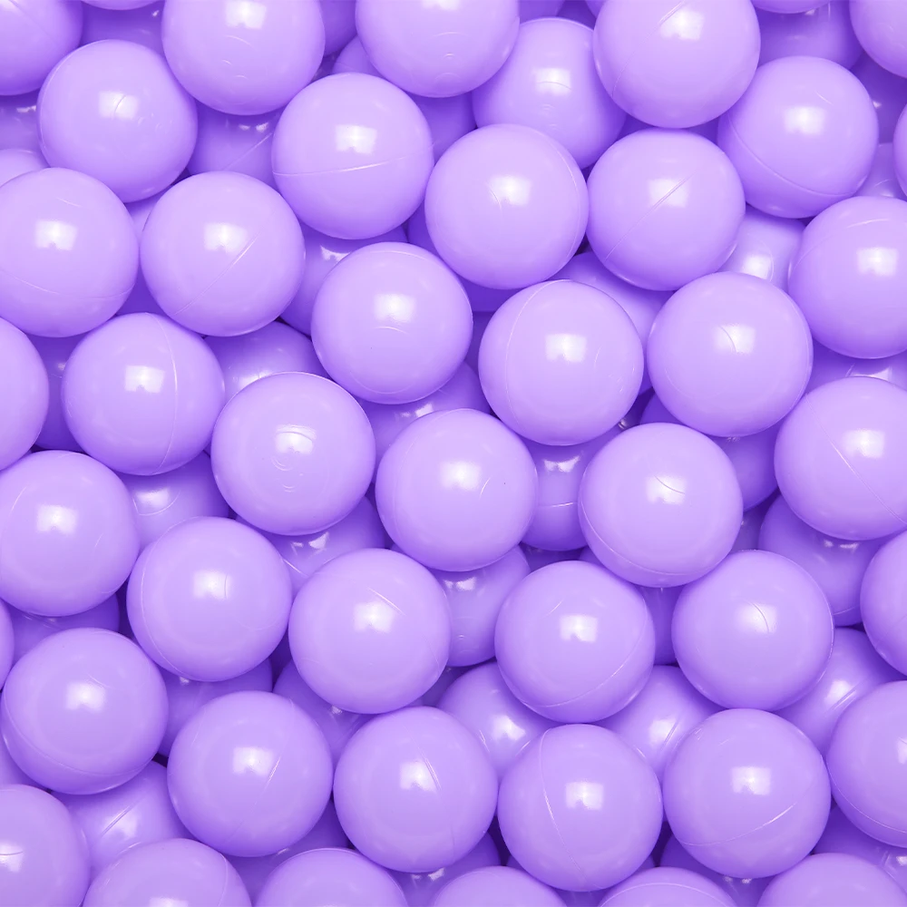 5.5CM 100pcs PE Ball Pit Balls Crush Proof Plastic Balls With Reusable Net Bag for Kids Activity Center Play House Toys