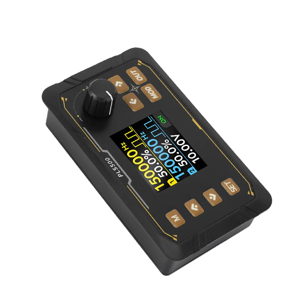 

Двухканальный генератор сигналов PLS500, DC5V-24V, 1Гц-500кГц, разрешение по ширине импульса 0,001с для калибровочных задач