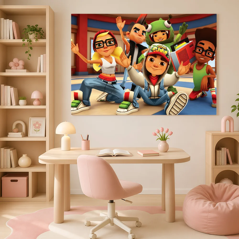 Games Garden Party - game S-Subway S-Surfers flag Decorative Banners