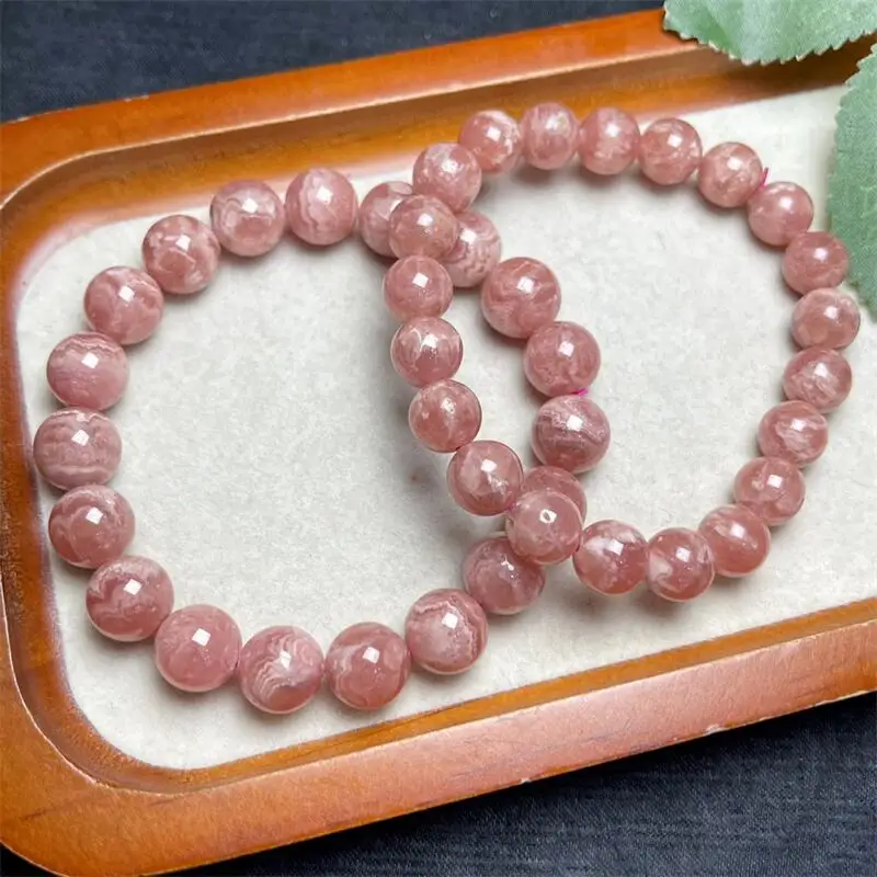 Natural Red Lace Agate Bracelet Healing Visuddhi Chakra Stress Relief Reiki Yoga Energy Gift 9/10MM