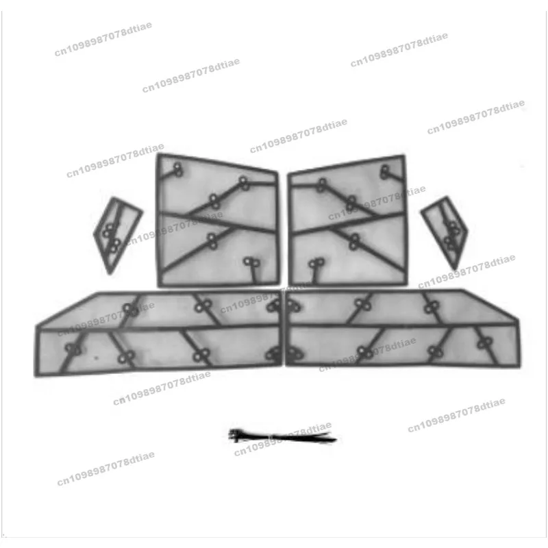 

Applicable To Nissan Qijun Loulan Tuda Tule Water Tank Insect-proof Net Car Mask, Anti-poplar Cotton Catkins Dust Cover