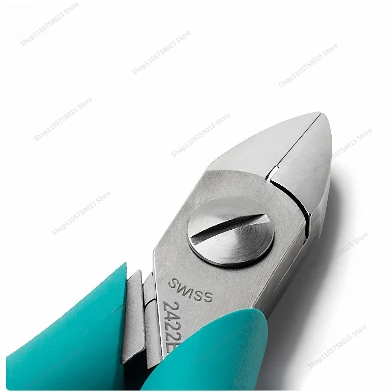 For 2422E Shear Pliers Oval Head Oblique Mouth Pliers Nozzle Pliers Oblique Mouth  Flush Cut