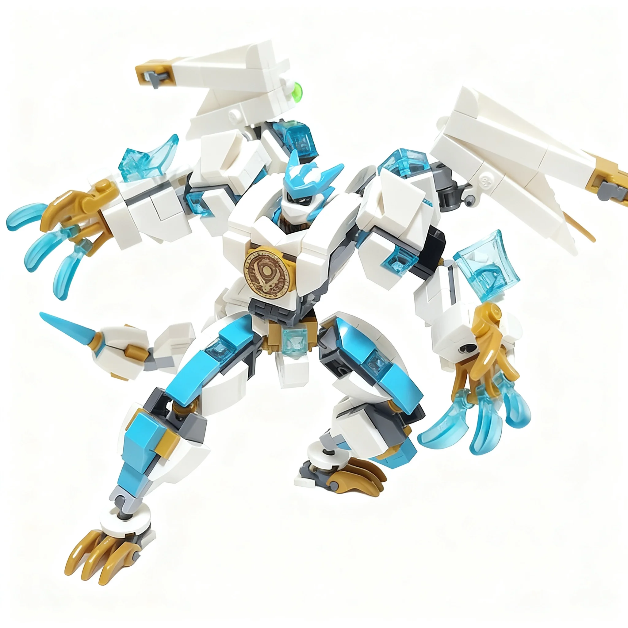 473pcs MOC Zane's Dragon Battle Mech V1.0 Ninjia Model Toys Building Blocks Construction Christmas Gift Collection Birthday