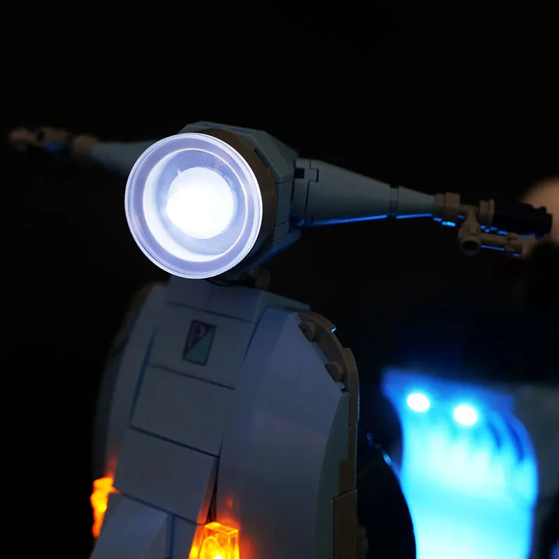 Kit de luz LED para LEGO 10298 Roman Holida Vespa 125, Ideas de lámpara, regalo DIY (no incluye bloques de construcción, Kits de ladrillos, juegos de modelos)