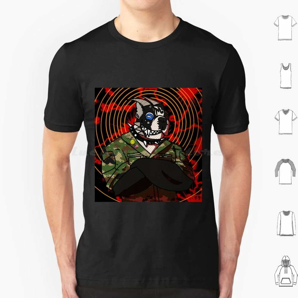 U-Void Synthesizer Dog T Shirt Big Size 100% Cotton Machinegirl Fanart Machine Girl U Void Synthesizer Cool Badass Dog Scroll
