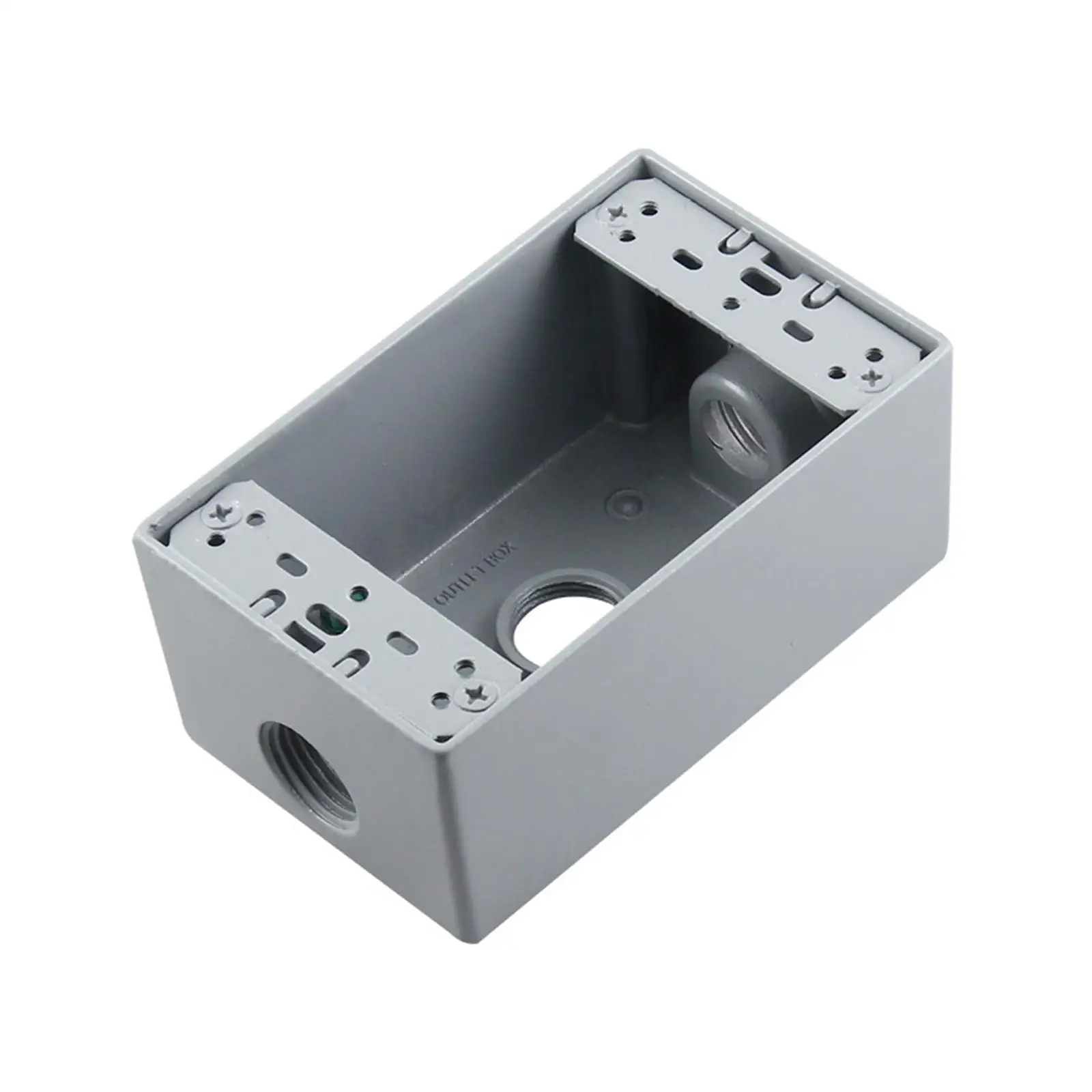 Weatherproof Distribution Box Outdoor Aluminum Electrical Junction Box Enclosure for US Standard 118 Type Outlet Protection