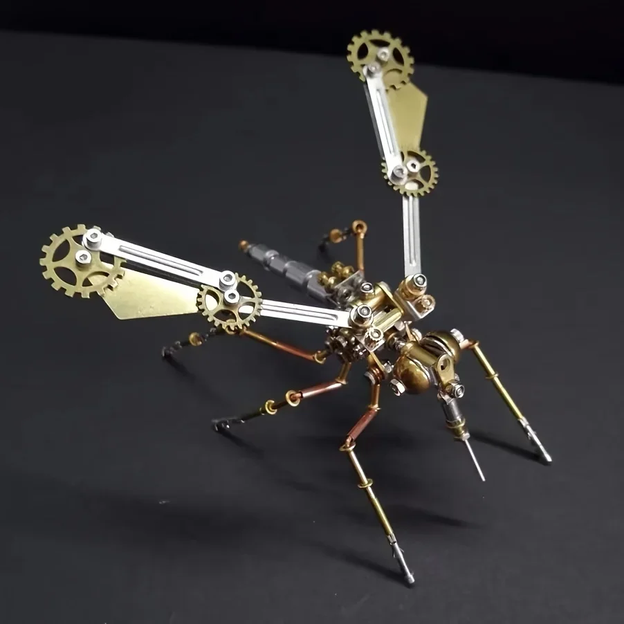 Steampunk Mechanical Mosquito Model Set - DIY Metal Puzzles, perfect for birthday or Christmas gifts
