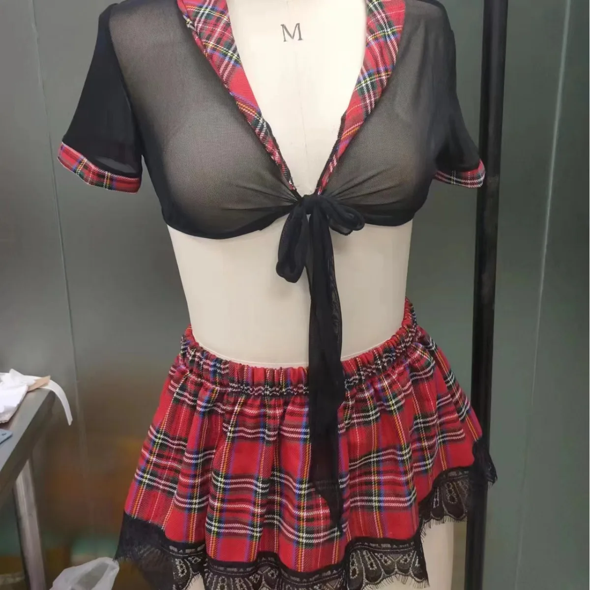 Cosplay Schoolgirl Maid Costume para Mulheres, Conjunto Uniforme Macacão, Traje Porno, Roupas Eróticas, Porno, Prisioneiro, Sexy Pornstar