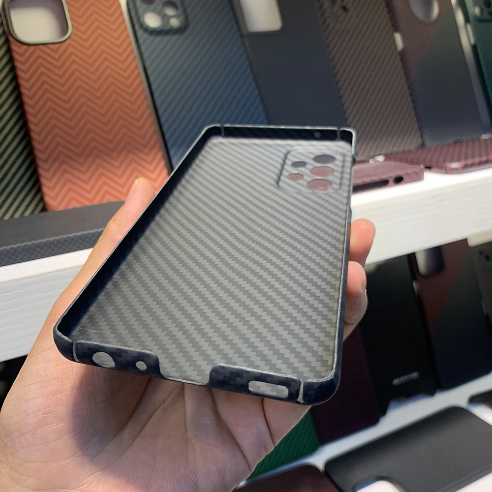 New! Real Aramid Fiber Genuine Carbon For Samsung Galaxy A52 5G Ultra-Thin Light Weight For Galaxy A72 Shell CASE Cover