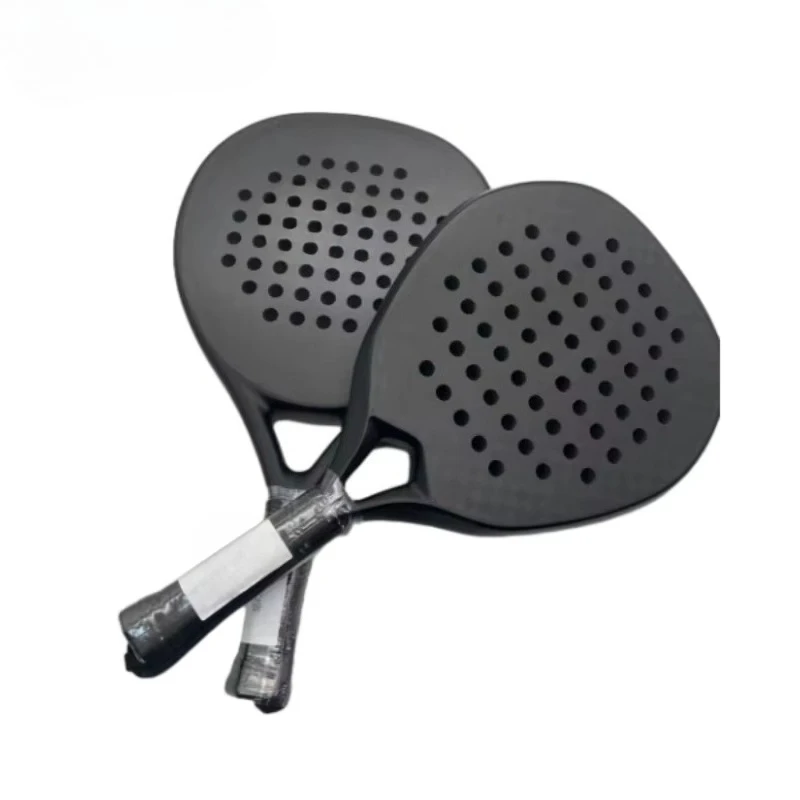 Carbon Fiber Padel Racket Shock Absorbing Beach Tennis Paddle Lightweight Outdoor Sports Racket For Training And Competition