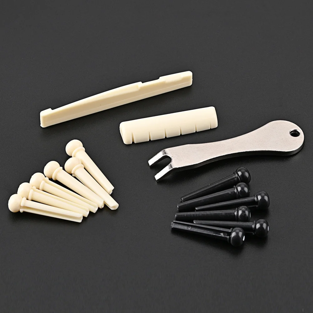 

1 set 1 Set Bridge Pins Set Pin Puller For Acoustic Electric Guitar Repair Supplies String Pin Pegs Tool Guitar Accessories