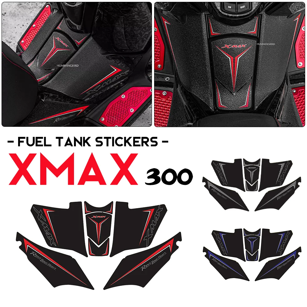 XMAX300 Motorcycle Fuel Tank Sticker for YAMAHA X-MAX 300 Accessories Decorative Stickers Paint Protection XMAX Retrofit Part