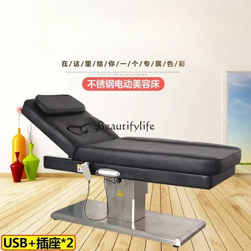 Electric Beauty Tattoo Tattoo Embroidery Bed Plastic Lifting Dental Bed Minimally Invasive Treatment Chair