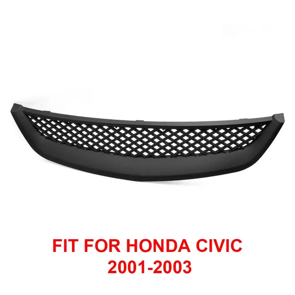 

Front Bumper Grill mask for Honda civic 2001-2003 Radiator Grille Car Styling Accessories