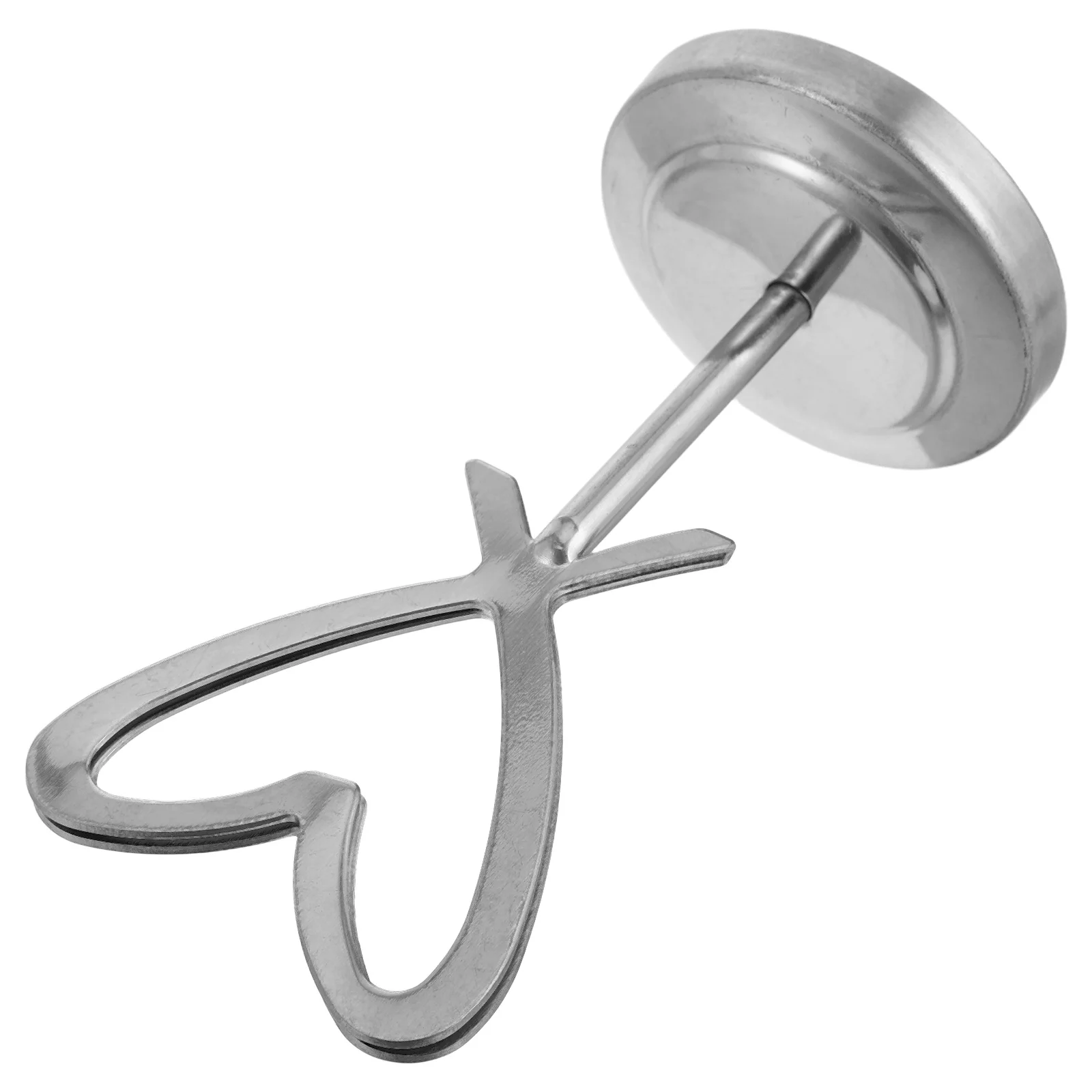 

Heart Shaped Stainless Steel Display Stand Memo Clip Holder for Office Party Cards Table Signs Note Organizing