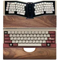 Leobog Alice A75 Keyboard Palm Stand Walnut Wood Customized Support Wrist Pad Adapter Keyboard For Ajazz AKS068Pro Feker Alice80