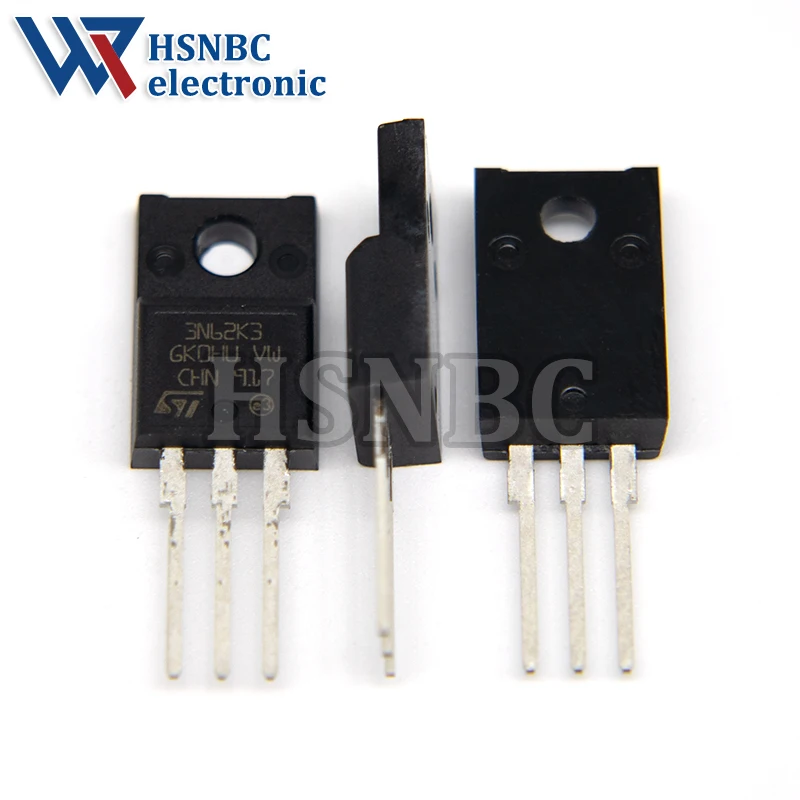 10 ชิ้น/ล็อต STF3N62K3 3N62K3 TO-220F 2.7A 620V N-Channel Power MOSFET ทรานซิสเตอร์ 100% ใหม่ของแท้
