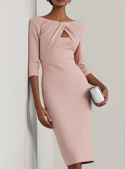 

2025 Autumn/Winter New Women's Fashion Elegant Temperament Slimming Dress Slimming Party Dress Women's Wear