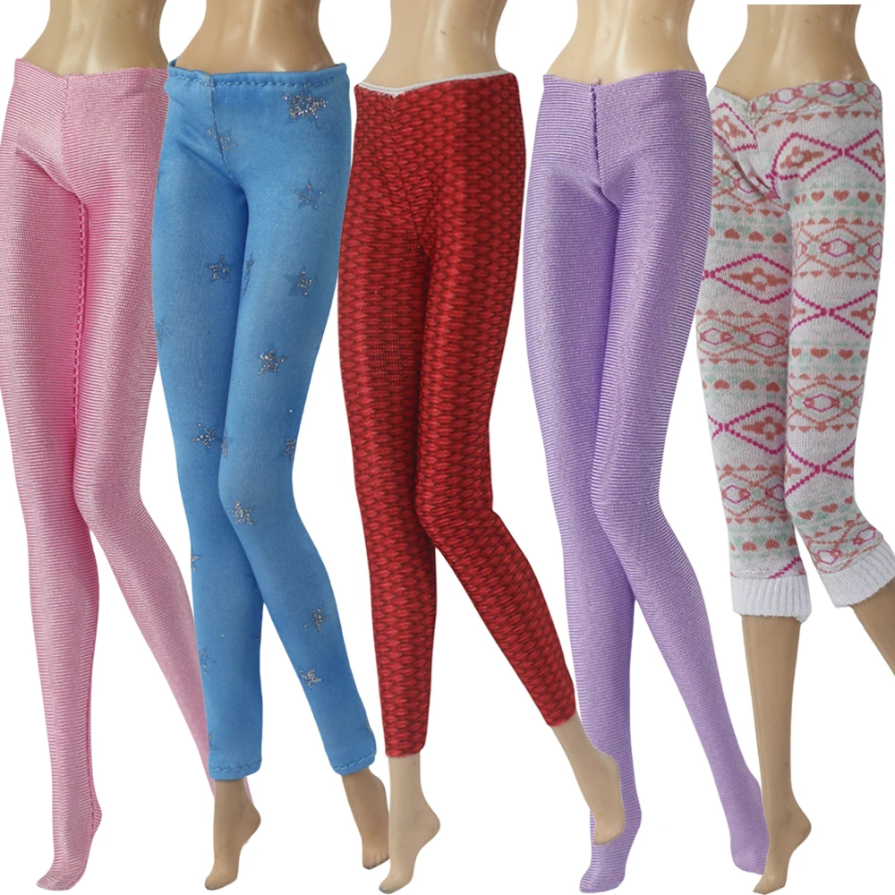 

NK Official 5 Pcs/Set Doll Clothes Accessories Stylish Pants 11.5 Inch Doll Clothes Change Pants 1/6 Dolls Accessories