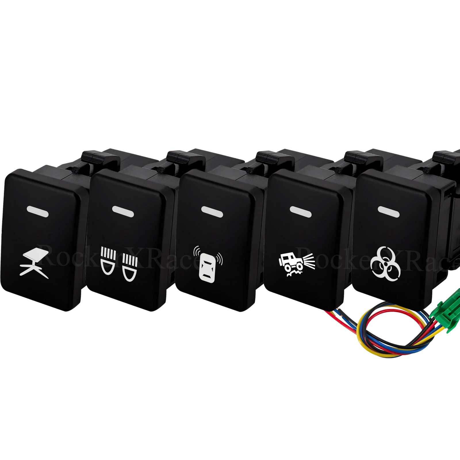 12V LED Switch ON-OFF for ISUZU D-MAX MU-X Mazda BT-50 2020-2025 Seat Heater Fan Beacon Control