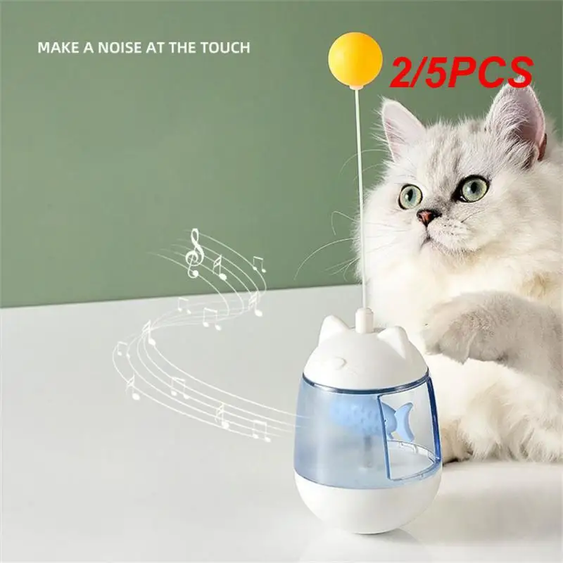 

2/5PCS Tumbling Toys Two Colors No Burrs A Delicate And Round Touch Not Easily Broken Durable Cat Supplies Tumbler Toy