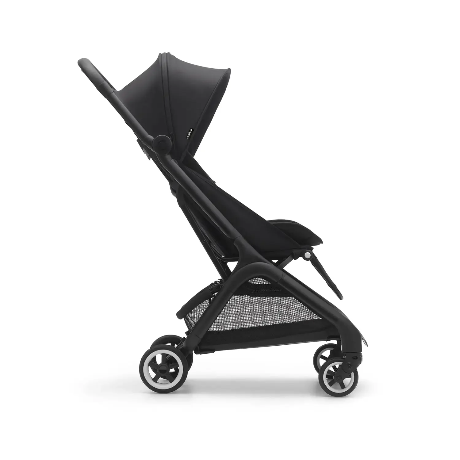 Butterfly - عربة أطفال مدمجة للغاية قابلة للطي ثانية - خفيفة الوزن وصغيرة الحجم - رائعة للسفر - أسود منتصف الليل