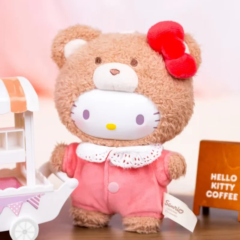 新オリジナルサンリオV1ラテベイビーズシリーズブラインドボックスビニールドール手作りペンダント装飾ギフトミステリーボックスキッズトイガールギフト