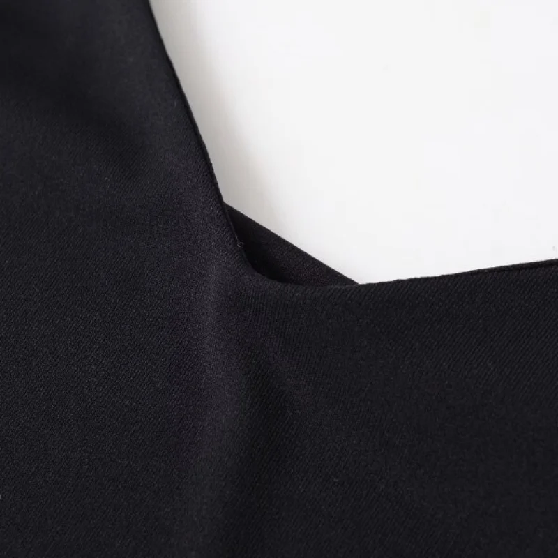 เดรสยาวผ้าเครปสำหรับผู้หญิง สไตล์ลำลอง เหมาะสำหรับใส่ไปเที่ยวทะเล ปาร์ตี้ หรือวันหยุดฤดูร้อน