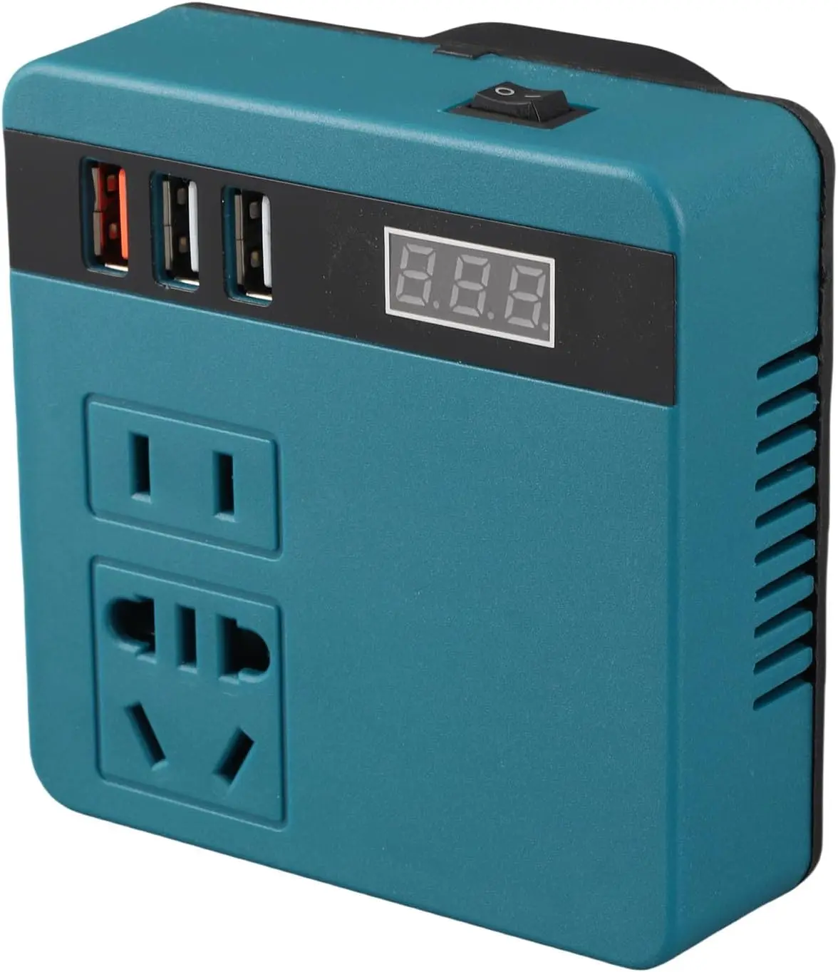 120W DC 18-21V Lithium-Batterie-Wechselrichter zu AC220V Elektrowerkzeug-Batterie-Wechselrichter Geeignet für DeWalt Makita Milwaukee