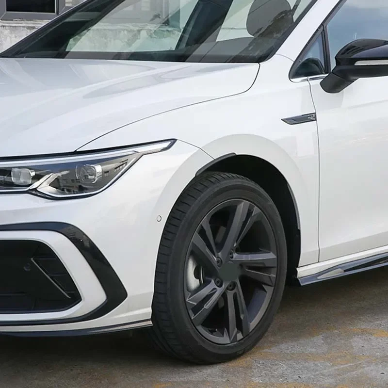 

For Volkswagen Golf 8 Car Fender Wheel Eyebrow Protector/mudguard Sticker Extension Wide Arch Protector Stripe ABS accessories