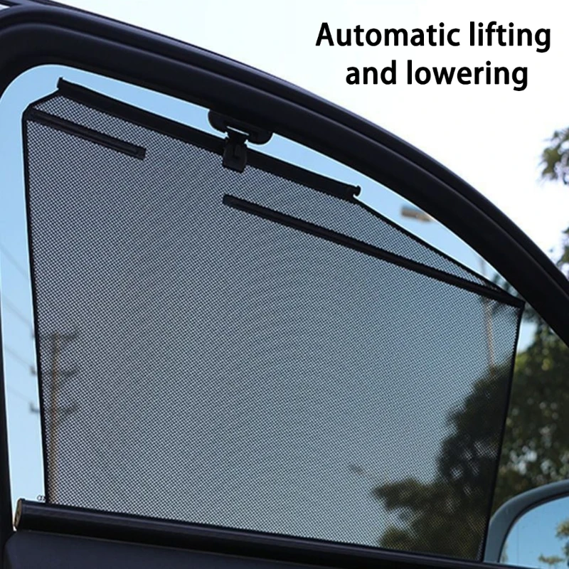 

Integrated Extending Car Shade System Fit Most Window Reduces Glares & Heat Simple Installation for Enhanced Driving Comfort