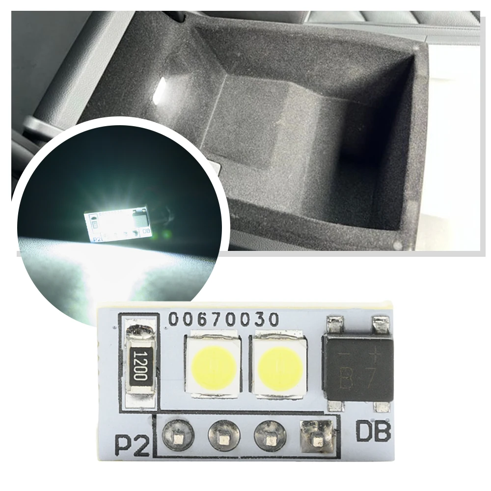 1PC LED Courtesy Center Arm Rest Storage Bin Light for VW Touareg III 2018 2019 2020 -2024 Interior Light Atmosphere Lamp