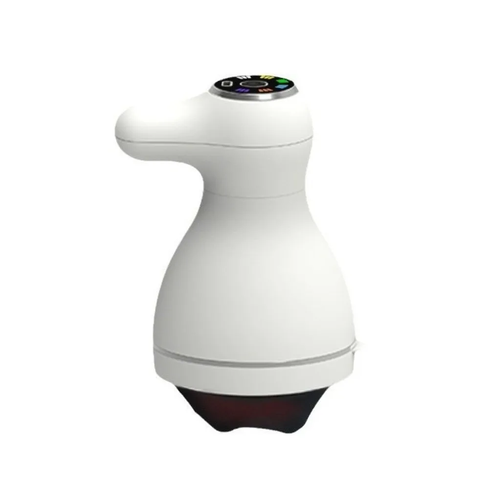 Mini Portable Electric Massager with 3 Interchangeable Heads Slimming Tool Multi-Functional Vibrating Massager Adjustable
