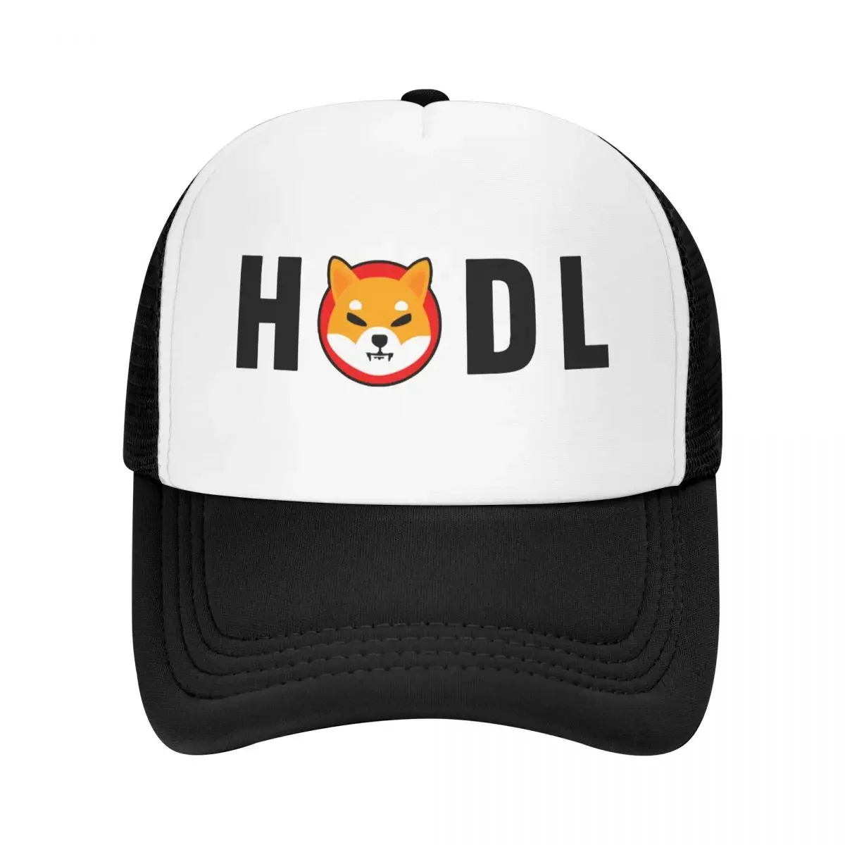 Shiba Inu Token Crypto Shib Coin Hodl Trucker Caps Men Women Fashion Bitcoin Hats Adjustable Snapback Caps Mesh Baseball Cap