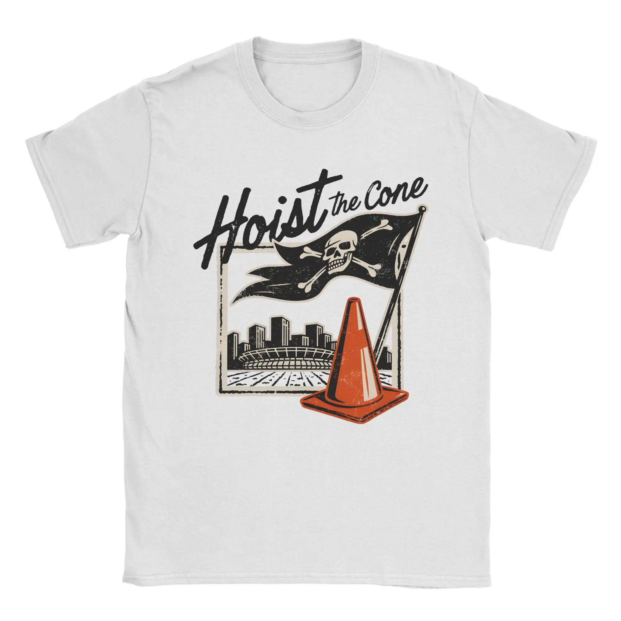 Hoist The Cone T Shirt Men  Streetwear T Shirts Summer Comfortable Harajuku Tees Pattern Plus Size Tops
