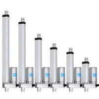 Actuador lineal 50/100/150/200/250mm carrera 12V 24V motor de actuador lineal 100/300/500/700/1000/1200/1500N