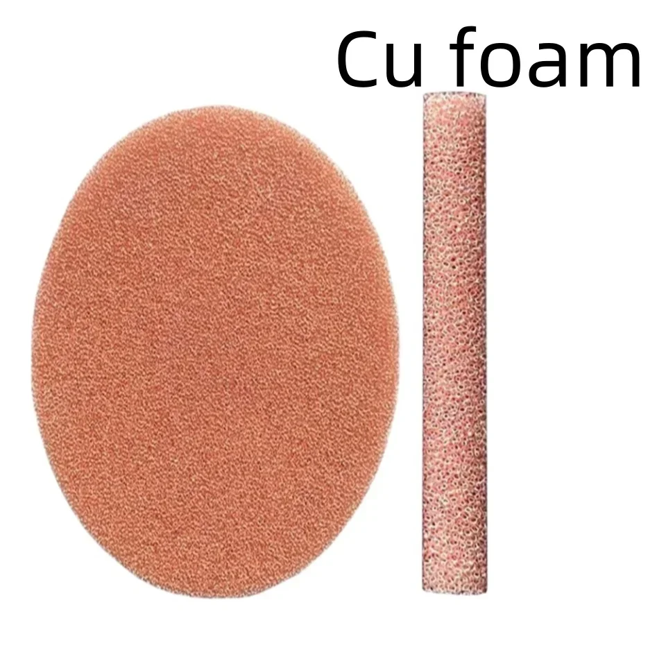 Custom round/cylindrical, profiled foam copper Thermal conductivity and heat dissipation/catalyst