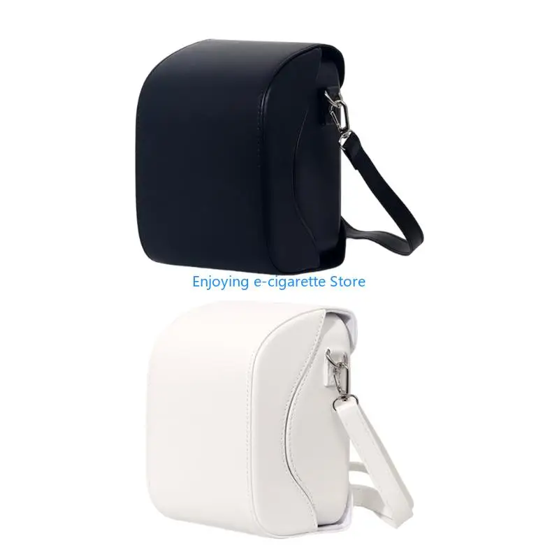 PU-Hartschalen-Kameratasche, Aufbewahrungstasche für Flip-Sofort-Kamera, stoßfestes, staubdichtes Design mit verstellbarem – Detail 4
