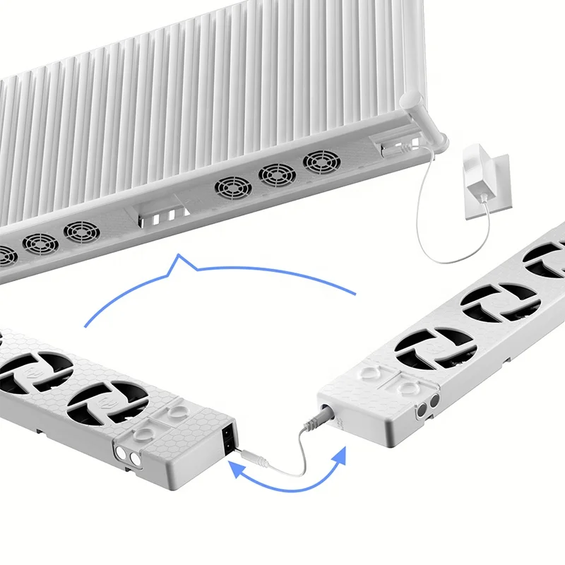 

12V Quiet Living Room Hallway Bedroom Radiator Circulation for Even Heat Distribution Eliminates Cold Spots Connects Cooling Fan