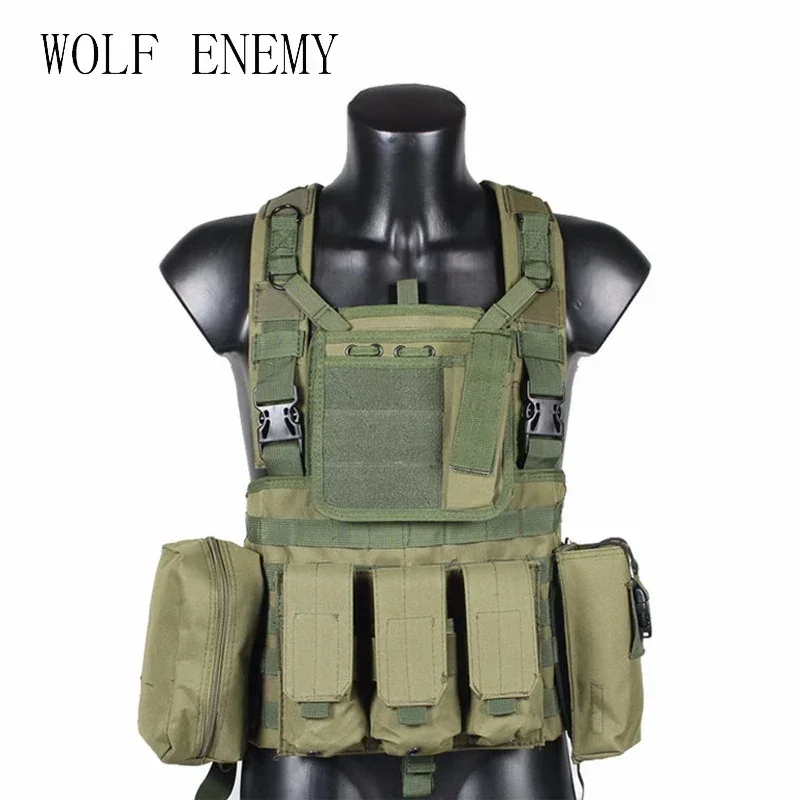 

6 Colors New Hunting Tactical Vest Paintball Hunting Game Officer Uniform Professional Wear Armor Vest CS Outdoor Training
