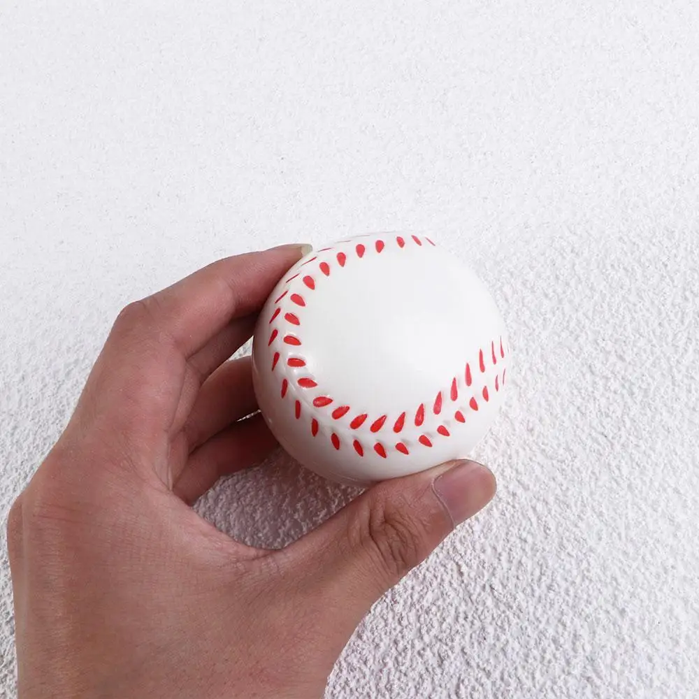 Bolas de esponja de fútbol para niños, pelota de goma de espuma de elevación lenta, pelota de mano para apretar, juguetes antiestrés