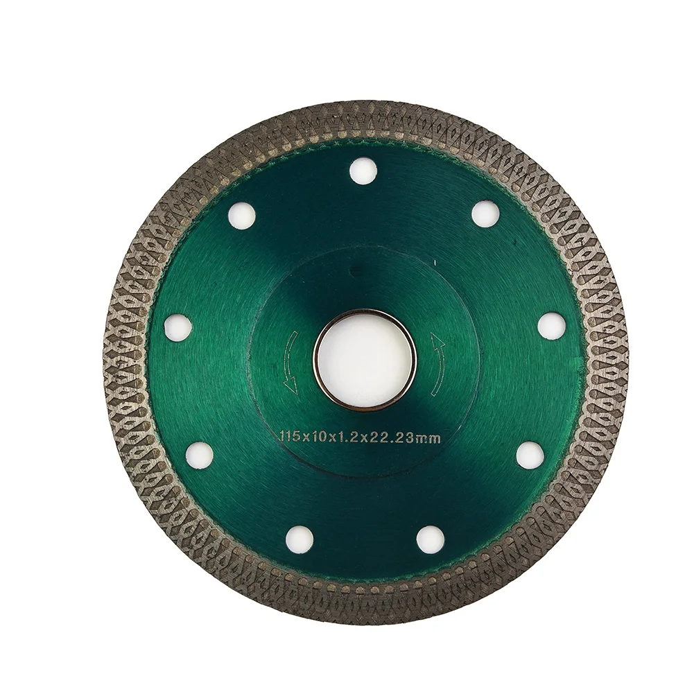 Cutting Blade Saw Blade Dry And Wet Cutting Green Metal Replacement 105mm/115mm/125mm 10mm Increase 22.23 Mm Arbor
