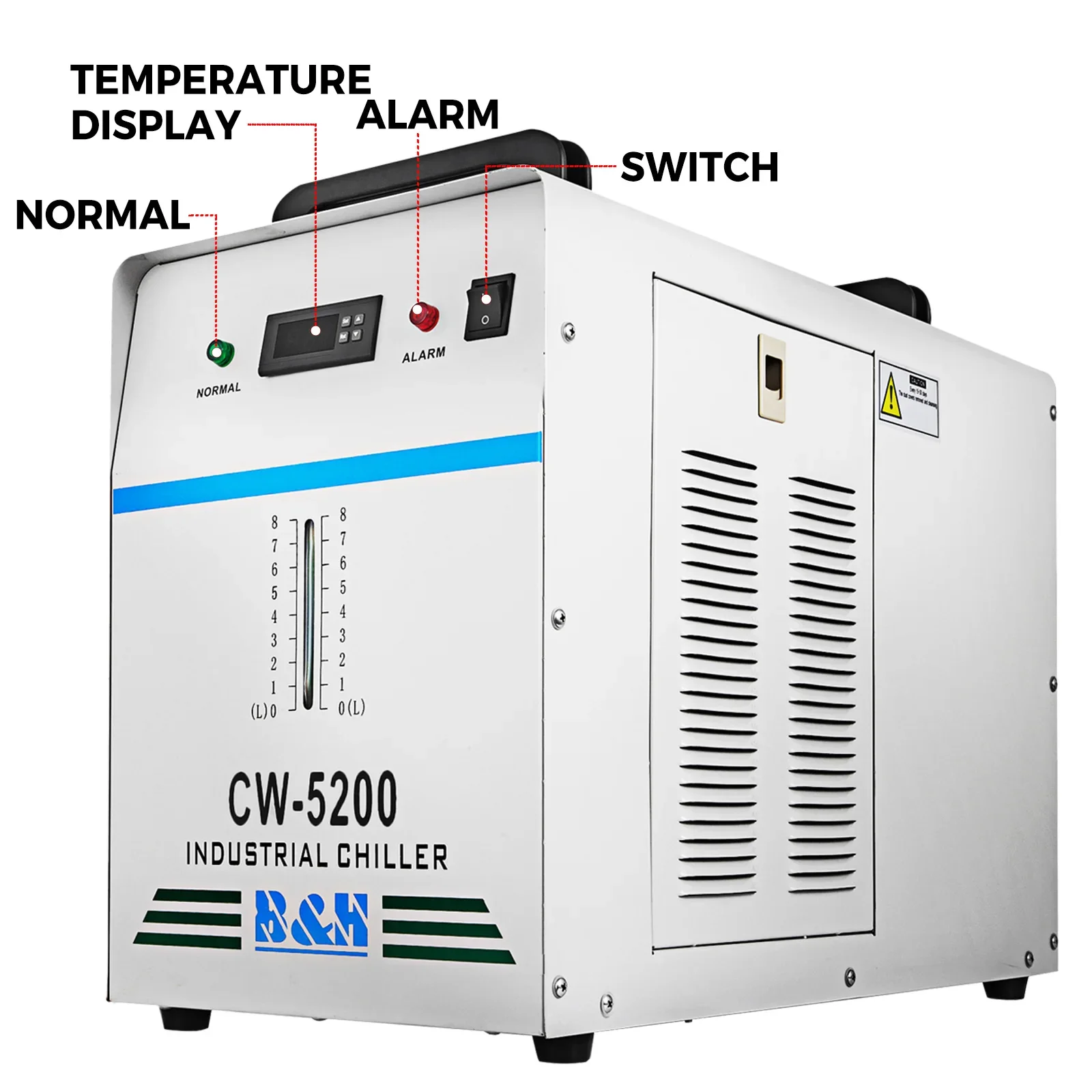 Factory Price Co2 Laser Tube Large Air Cooled Water Chiller Cw5000 Cw5200 Cw3000